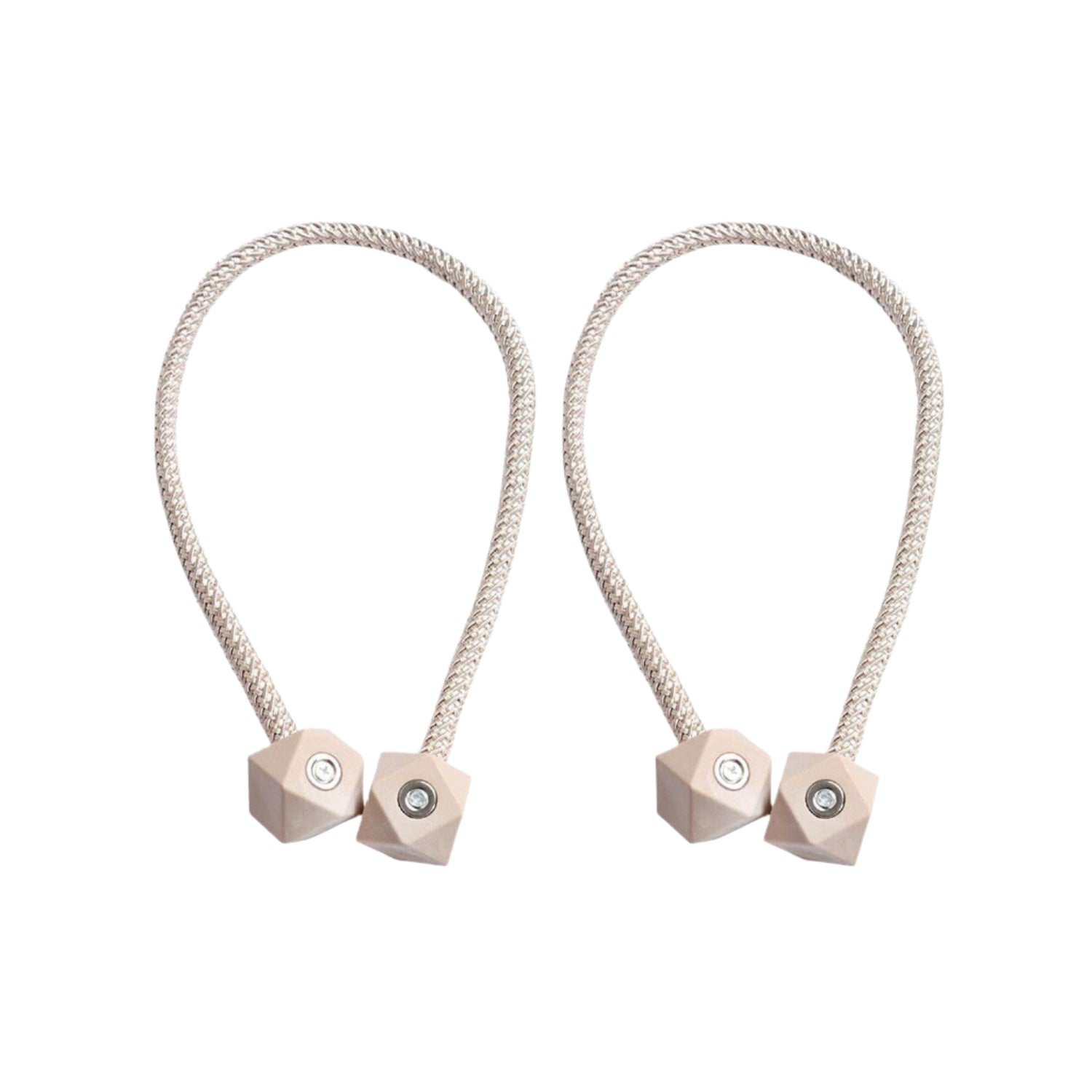 Non-Magnetic Curtain Tiebacks: Decorative Pearl Design (2 Pc, (Without Magnet Buckle) Non-Magnetic Curtain Tiebacks: Decorative Pearl Design (2 Pc, (Without Magnet Buckle)